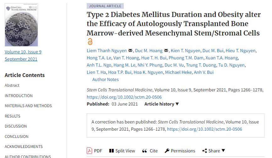 2型糖尿病持續(xù)時間和肥胖改變自體移植骨髓間充質(zhì)干細(xì)胞的功效 2型糖尿病持續(xù)時間和肥胖改變自體移植骨髓間充質(zhì)干細(xì)胞的功效