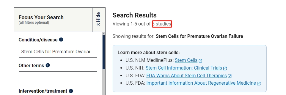 干細胞治療卵巢早衰的臨床研究進展 干細胞治療卵巢早衰的臨床研究進展
