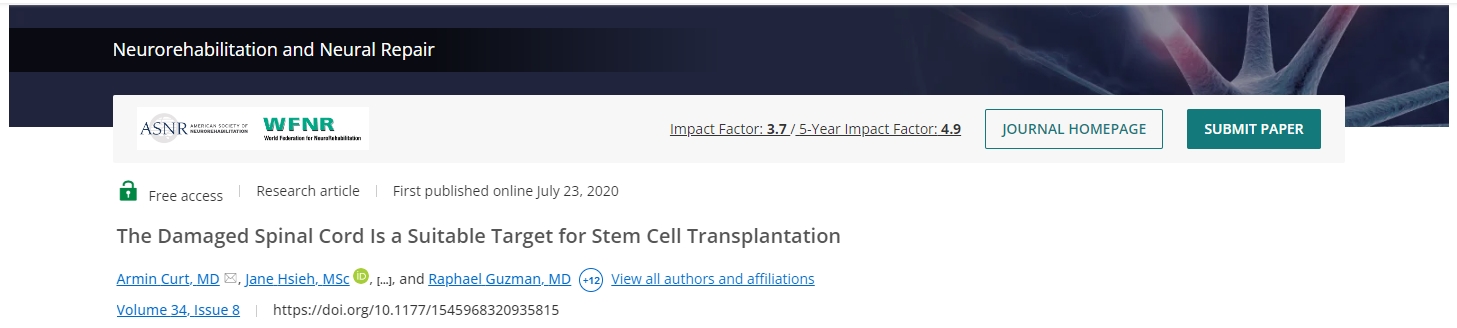 一項為期六年的隨訪臨床評估揭示了神經干細胞移植治療的短期和長期手術和醫療安全性。