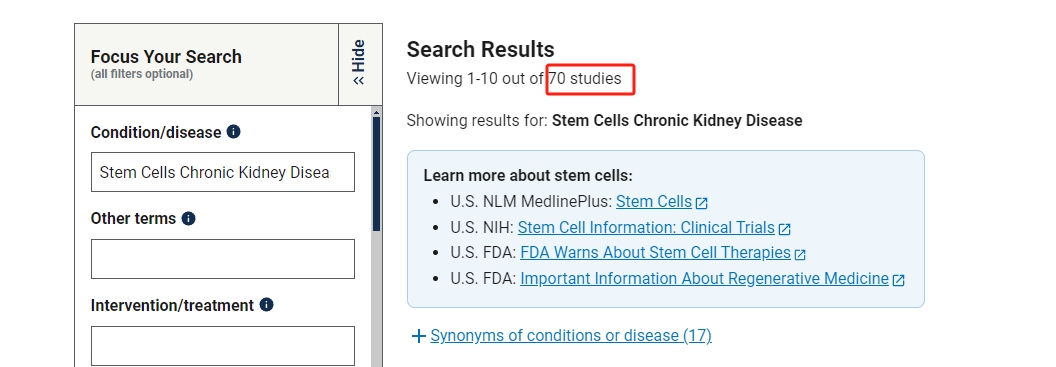 干細胞治療慢性腎病的臨床研究進展 干細胞治療慢性腎病的臨床研究進展