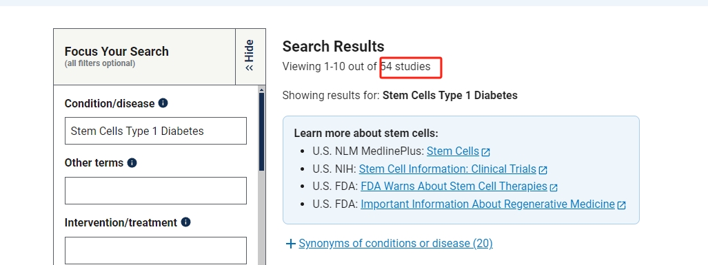 干細胞治療1型糖尿病的臨床研究進展 干細胞治療1型糖尿病的臨床研究進展