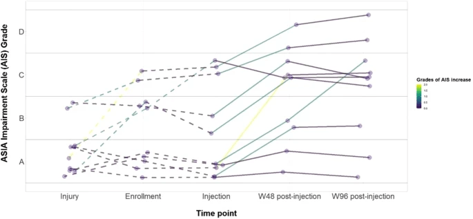 圖2：ASIA 損傷量表等級(jí)