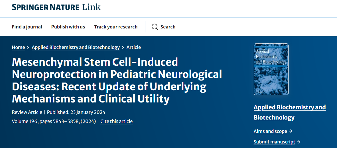 間充質(zhì)干細(xì)胞誘導(dǎo)的神經(jīng)保護(hù)作用在兒童神經(jīng)系統(tǒng)疾病中的作用:潛在機(jī)制和臨床應(yīng)用的最新進(jìn)展 間充質(zhì)干細(xì)胞誘導(dǎo)的神經(jīng)保護(hù)作用在兒童神經(jīng)系統(tǒng)疾病中的作用:潛在機(jī)制和臨床應(yīng)用的最新進(jìn)展