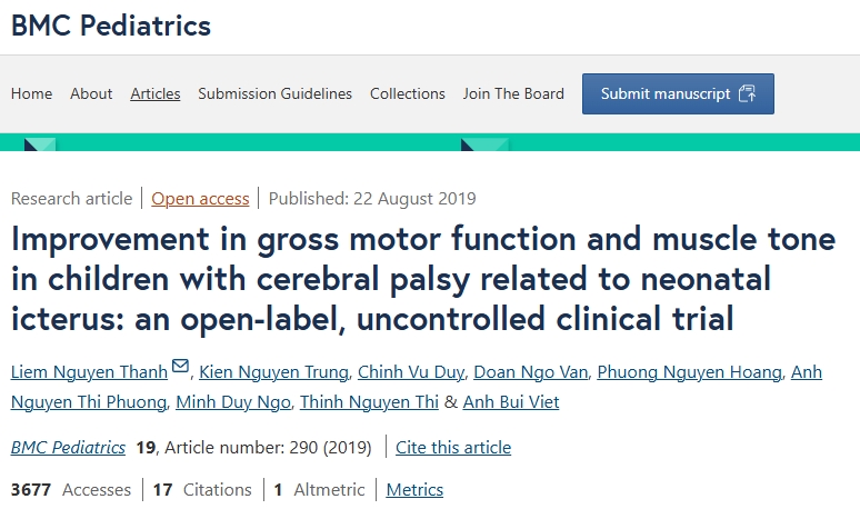改善新生兒黃疸型腦癱患兒的大運(yùn)動(dòng)功能和肌張力:一項(xiàng)開(kāi)放標(biāo)簽、非對(duì)照臨床試驗(yàn) 改善新生兒黃疸型腦癱患兒的大運(yùn)動(dòng)功能和肌張力:一項(xiàng)開(kāi)放標(biāo)簽、非對(duì)照臨床試驗(yàn)
