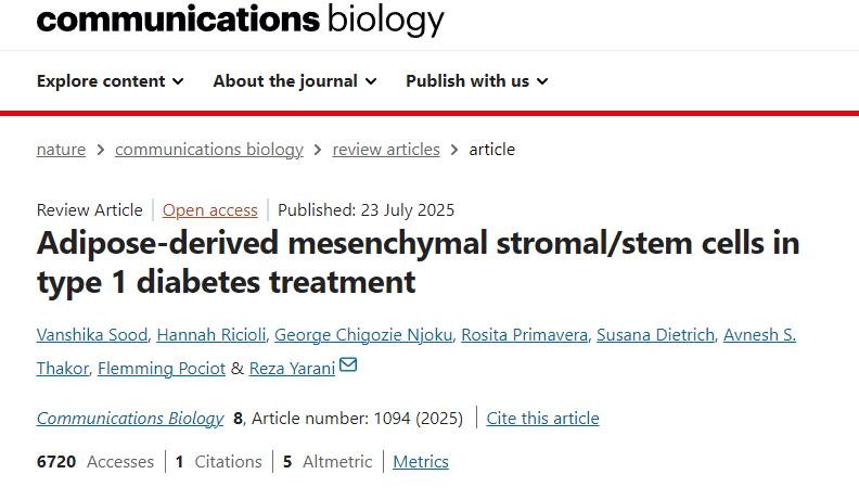脂肪來源間充質干細胞在1型糖尿病治療中的應用 脂肪來源間充質干細胞在1型糖尿病治療中的應用